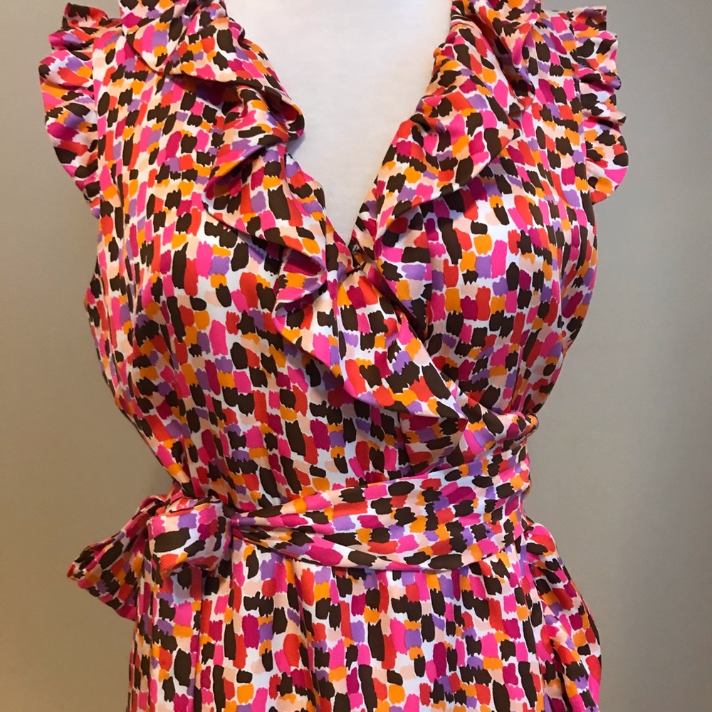 Kate Spade Pink Wrap Dress❣️ - Picture 3 of 9